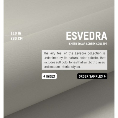 Sheer Solar Screen Esvedra