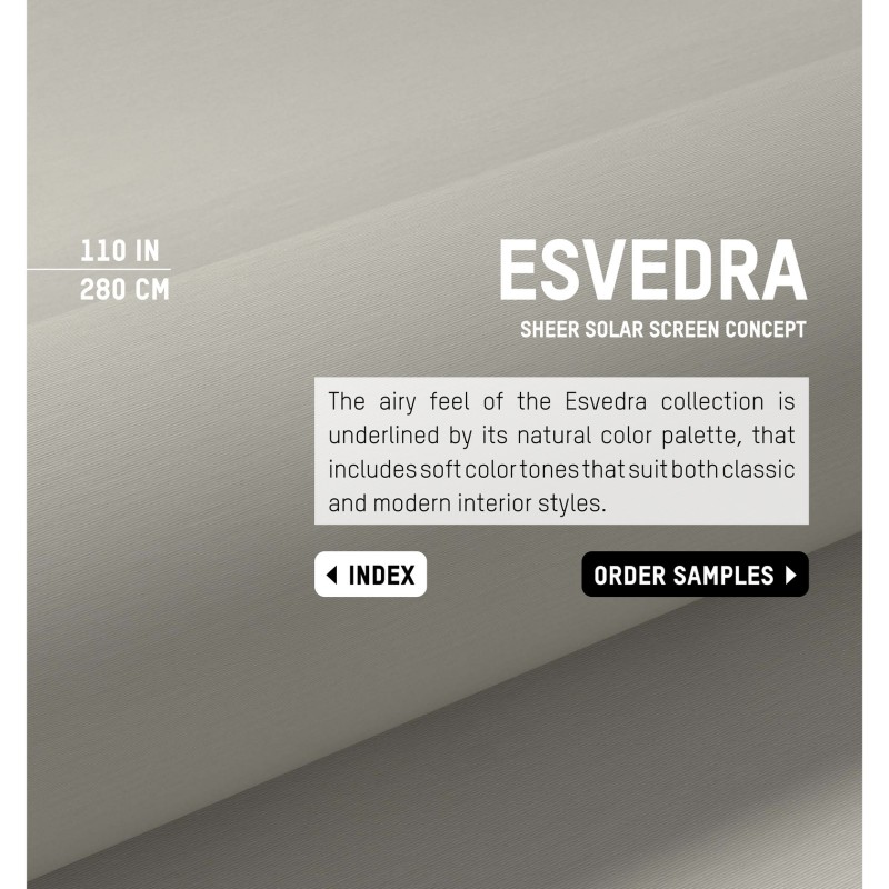 Sheer Solar Screen Esvedra