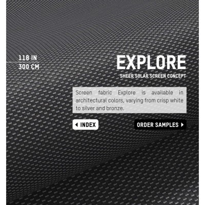 Sheer Solar Screen Explore