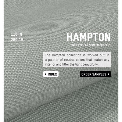 Sheer Solar Screen Hampton