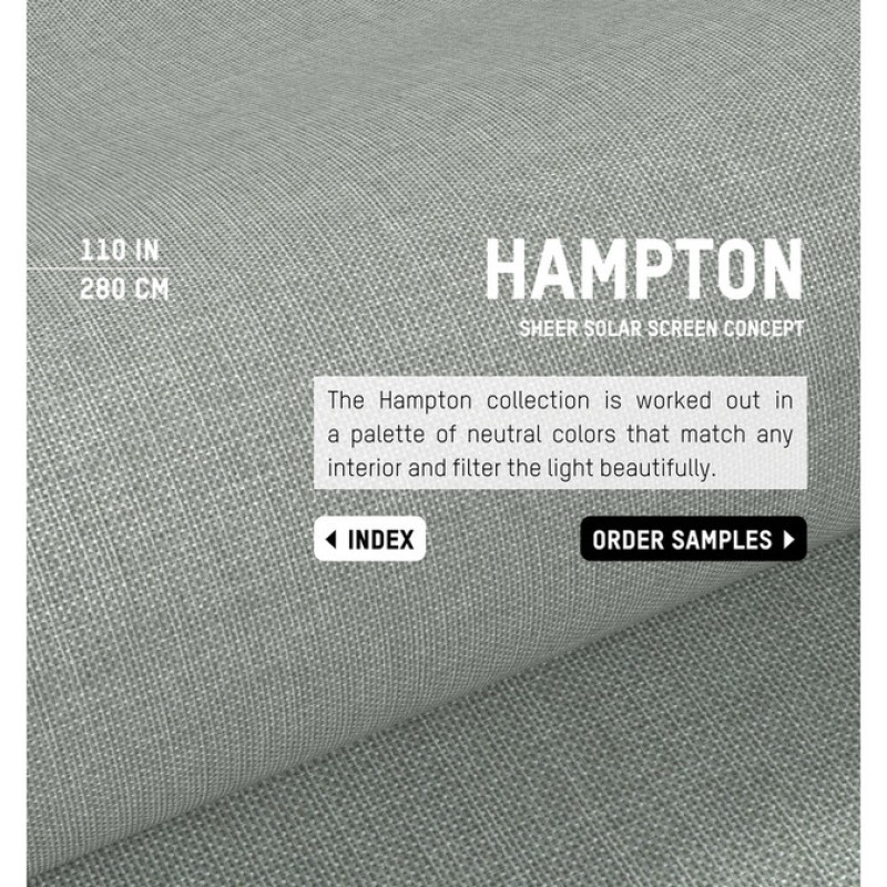 Sheer Solar Screen Hampton