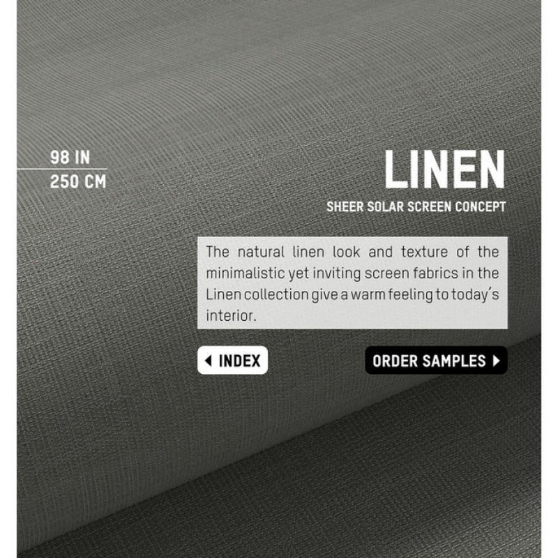 Sheer Solar Screen Linen