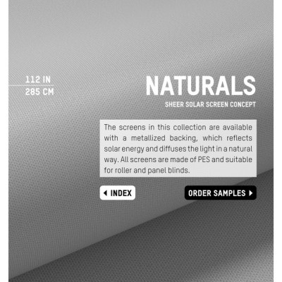 Sheer Solar Screen Naturals