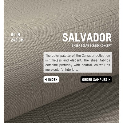 Sheer Solar Screen Salvador